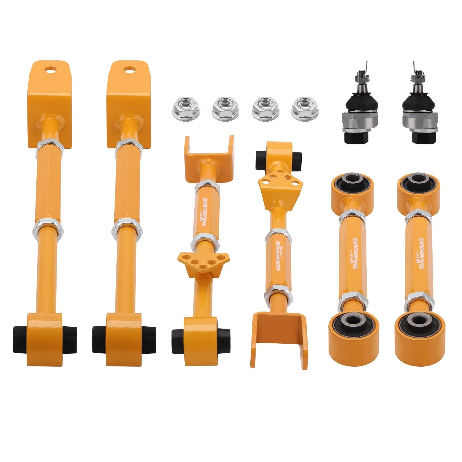 6x Adjustable Control Camber Arms Toe Kit w/ Ball Joints for Acura TSX (2009–2014)