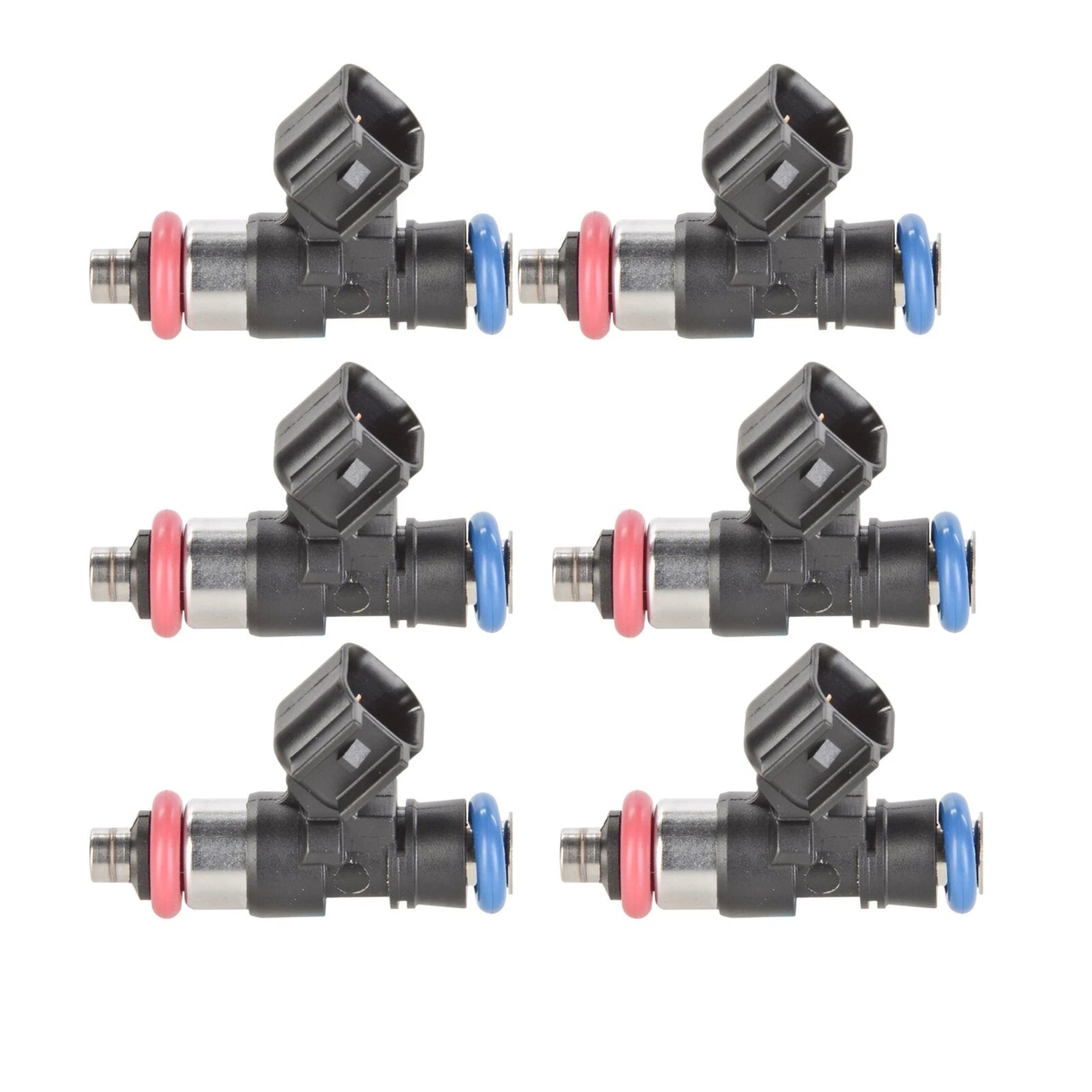 Set of 6 Fuel Injectors for Ford Lincoln Mazda Mercury V6 (StdAsp)