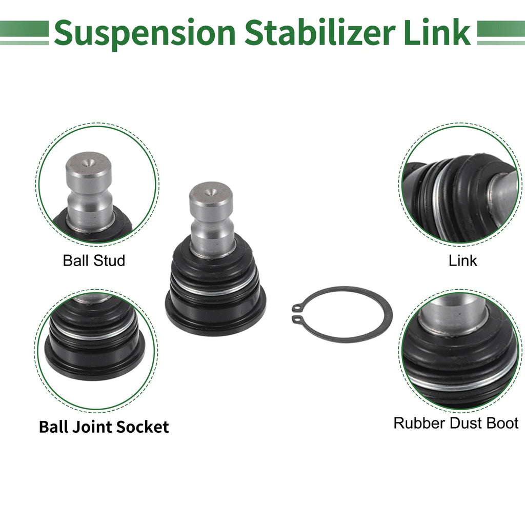 4X Front Suspension Kit Sway Bar Link Lower Ball Joint for Kia Sorento (2011–2013)