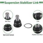 4X Front Suspension Kit Sway Bar Link Lower Ball Joint for Kia Sorento (2011–2013)