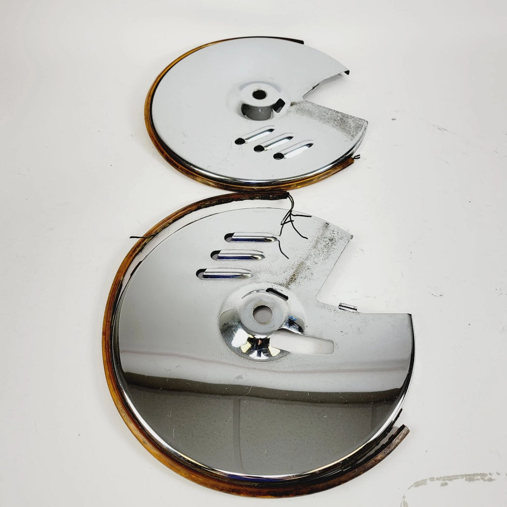 Front Chrome Rotor Covers for Harley Softail FXST FLST FXWG (1984–1991)