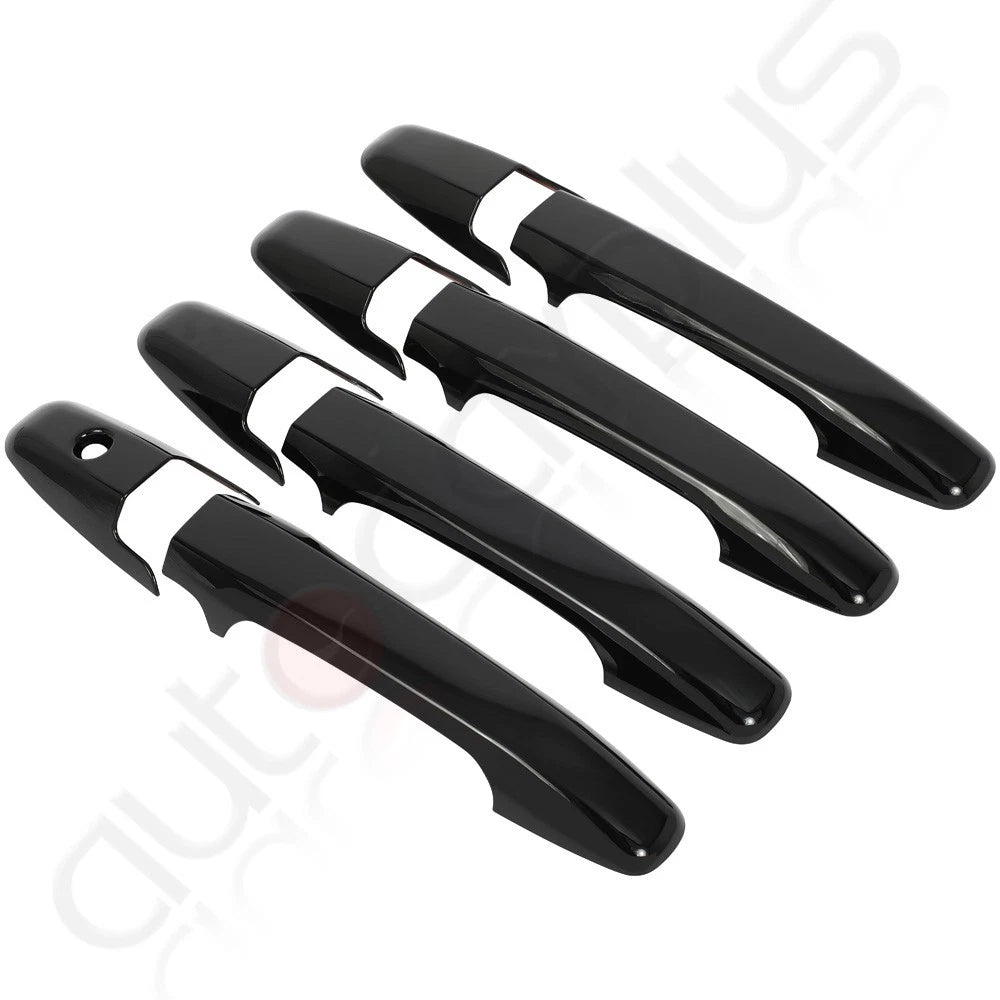 Set of 2 Door Handle Covers for Honda Civic (2006–2011) Glossy Black