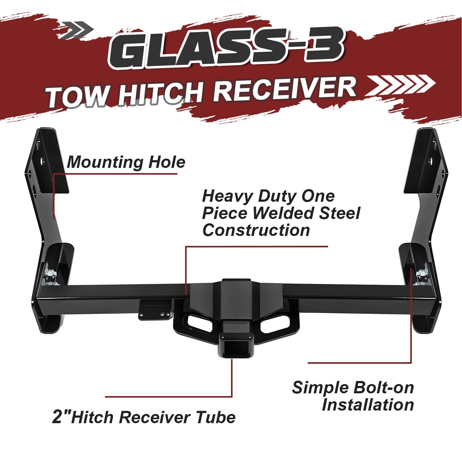 Trailer Hitch Receiver for Sprinter Cargo Van (2007–2026)