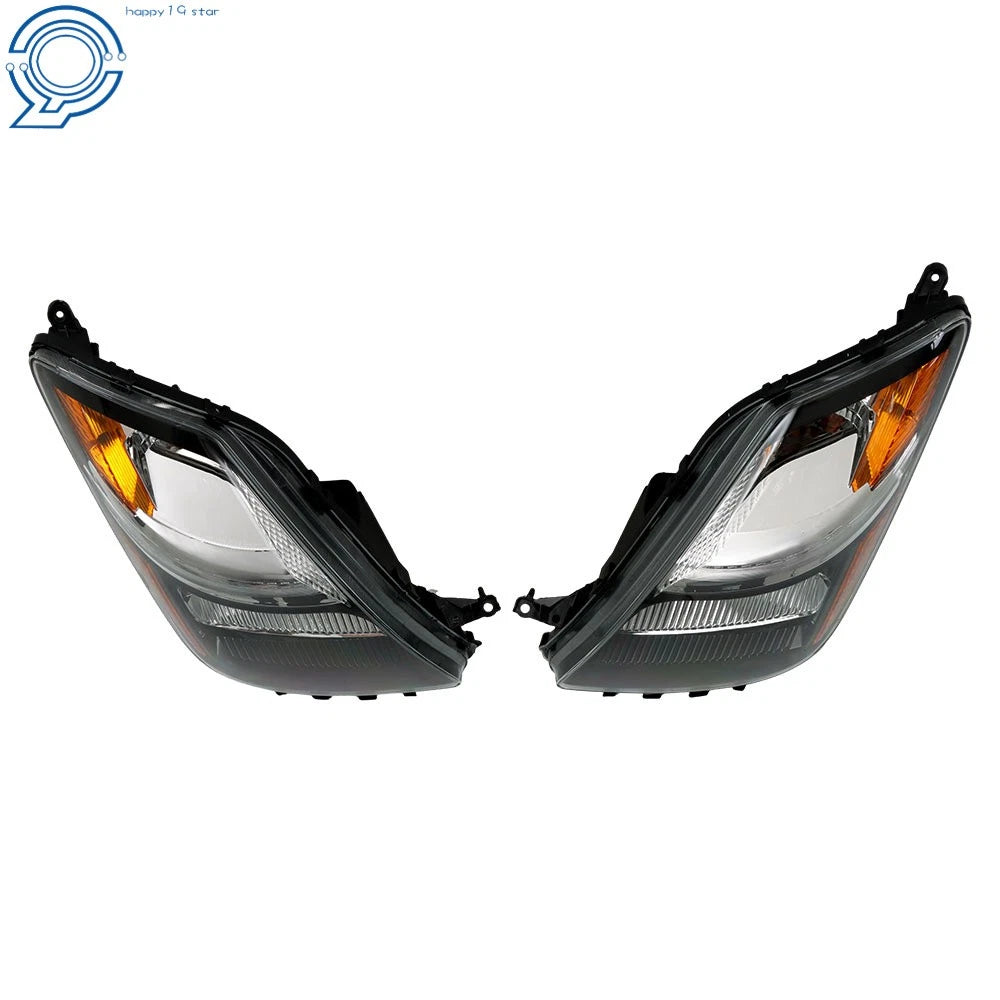 Set of 2 Black Halogen Headlights for Toyota Prius (2006-2009)