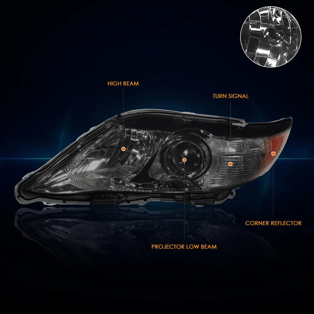 Headlight Replacement for Pontiac Grand Am (1999–2005) Black Housing