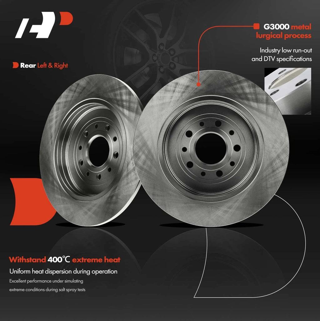 Rear Disc Brake Rotor for Ford Explorer Edge Lincoln MKS MKT (2011–2019)
