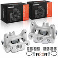 Pair Rear Brake Calipers with Bracket for Chevrolet Silverado Colorado
