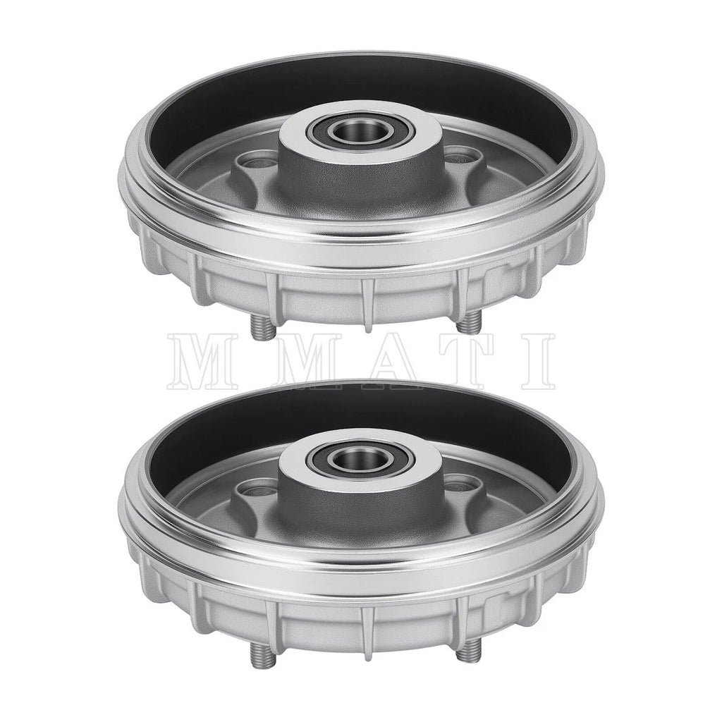 Set of 2 Front Brake Drums for Honda Rancher 350 TRX350TM TRX350TE (2000–2006)