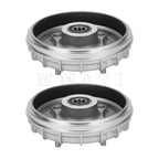 Set of 2 Front Brake Drums for Honda Rancher 350 TRX350TM TRX350TE (2000–2006)