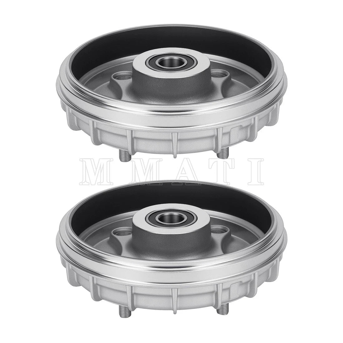 Set of 2 Front Brake Drums for Honda Rancher 350 TRX350TM TRX350TE (2000–2006)