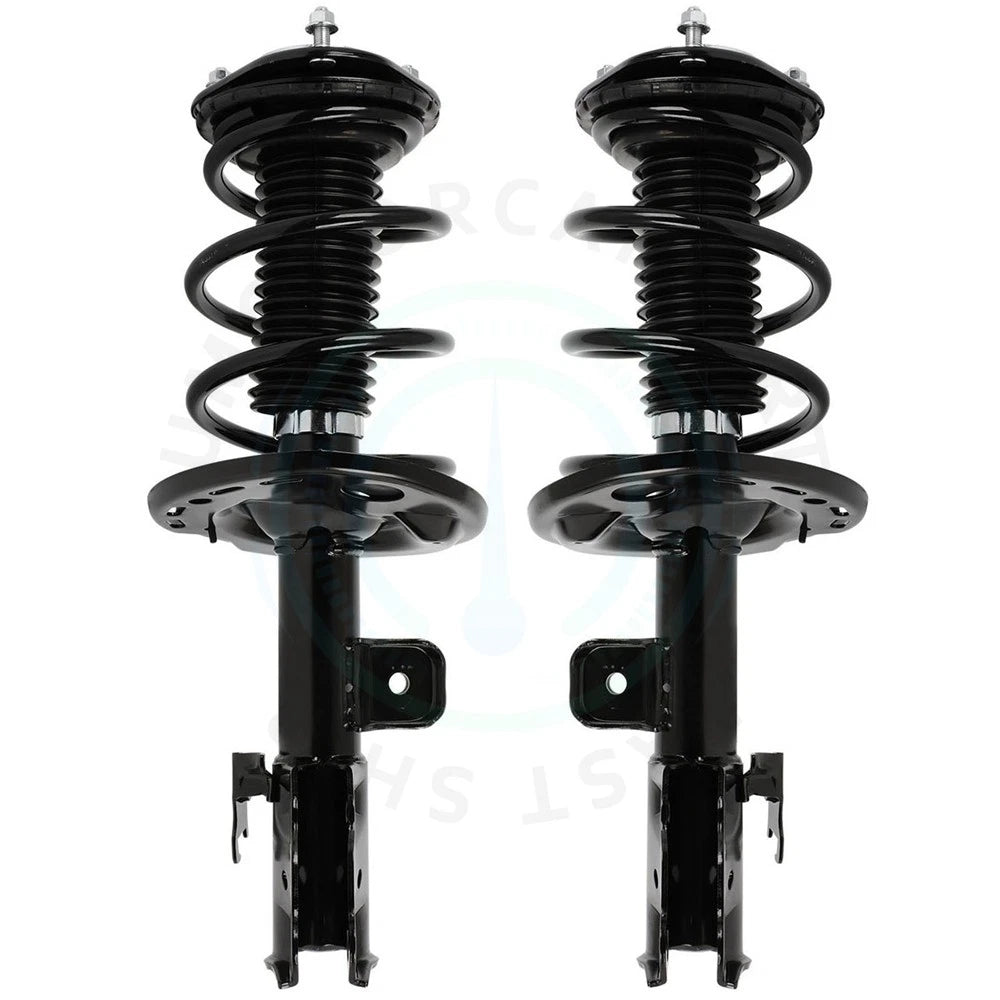 2X Front Complete Struts Shocks w/Coil Springs for Toyota Prius V (2012–2016)