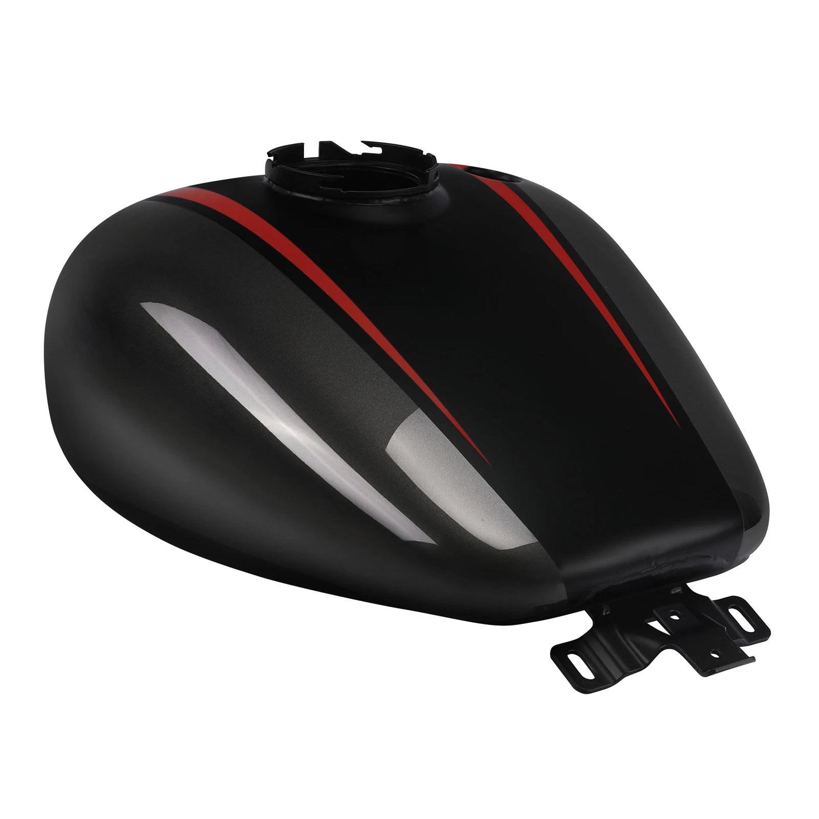 Fuel Gas Tank for Harley Touring CVO (2008–Present) Dark Alloy/Black Denim