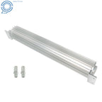 18" Dual Pass Aluminum Finned Transmission Oil Cooler Universal