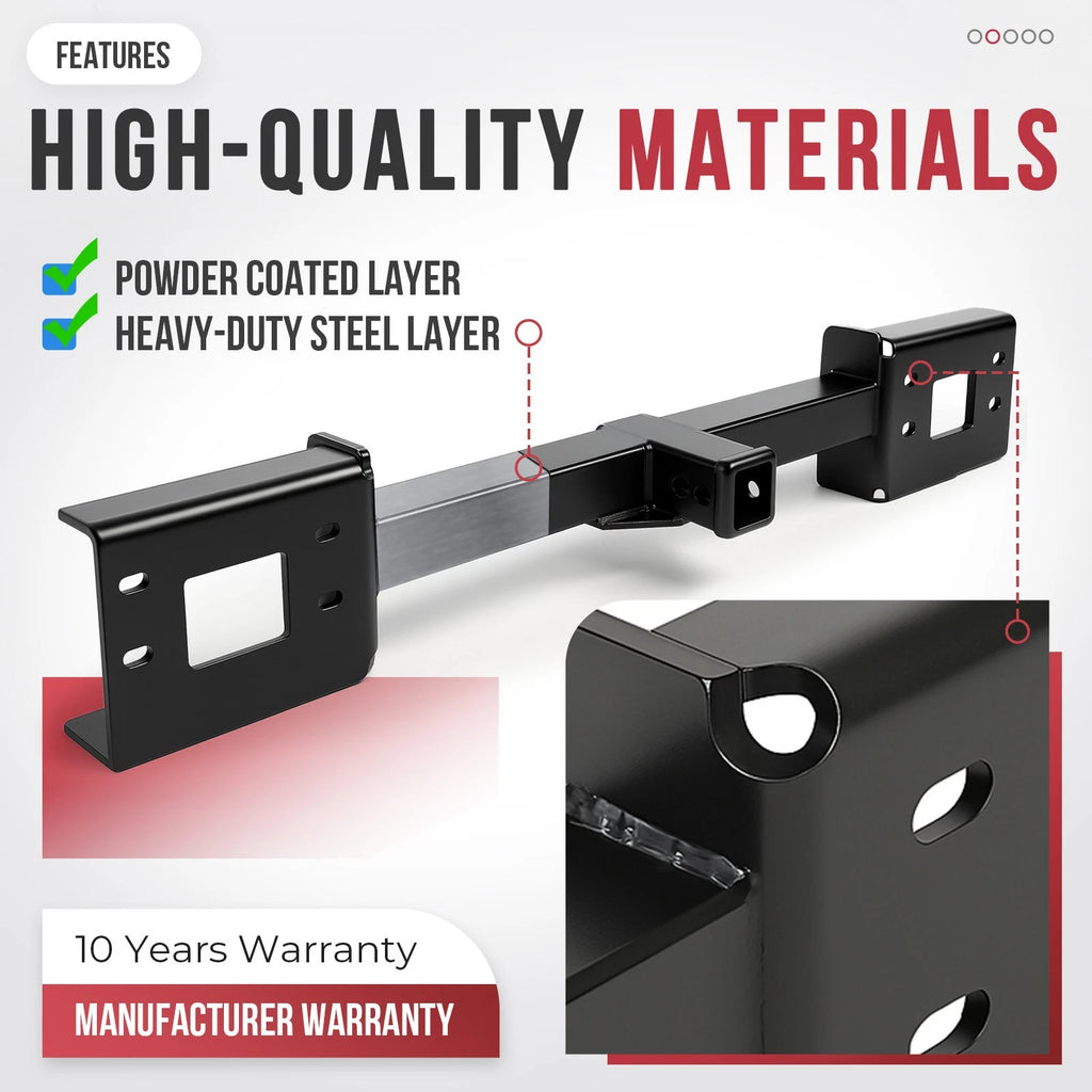 Front Mount Trailer Receiver Hitch for Ford F-250 F-350 Excursion (1999–2007)