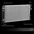 Aluminum Core Radiator for Chevrolet Equinox, GMC Terrain (2010–2017) 13140