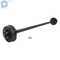 3500lbs Trailer Axle with Electric Brake for 85" Hub Face (70" Spring Center)