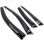 Set of 4 Smoke Acrylic Window Visors for Nissan Sentra (2013–2019)