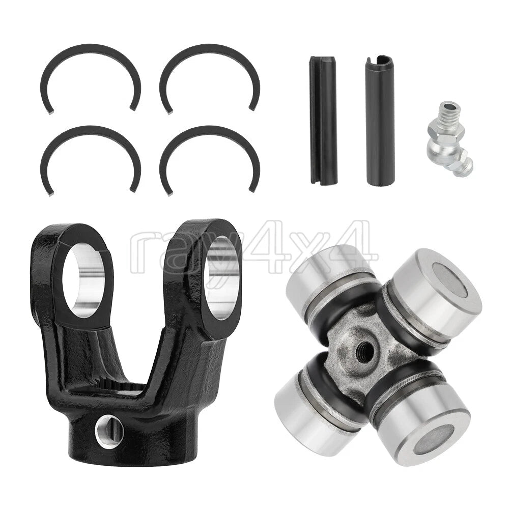 Set of 2 Front Prop Shaft Yoke & U-Joint Kit for Polaris Ranger 500 (1999–2019)