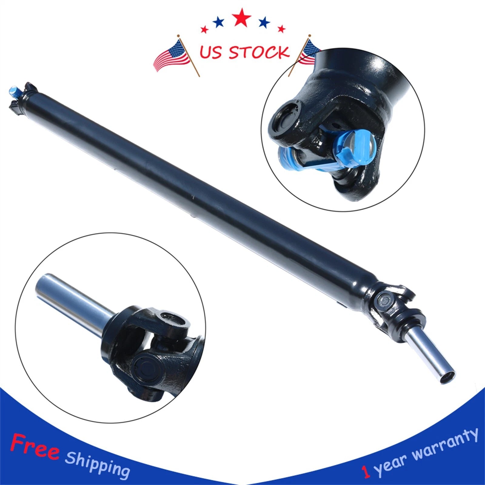 Rear Driveshaft Assembly for Chevy Silverado Sierra 1500 (1999–2006) RWD