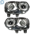 LED Headlights for Dodge Challenger (2015-2018) Black Housing Set