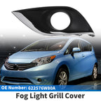 Front Left Fog Light Grill No. 622576W80A for Nissan Versa (2015–2018)