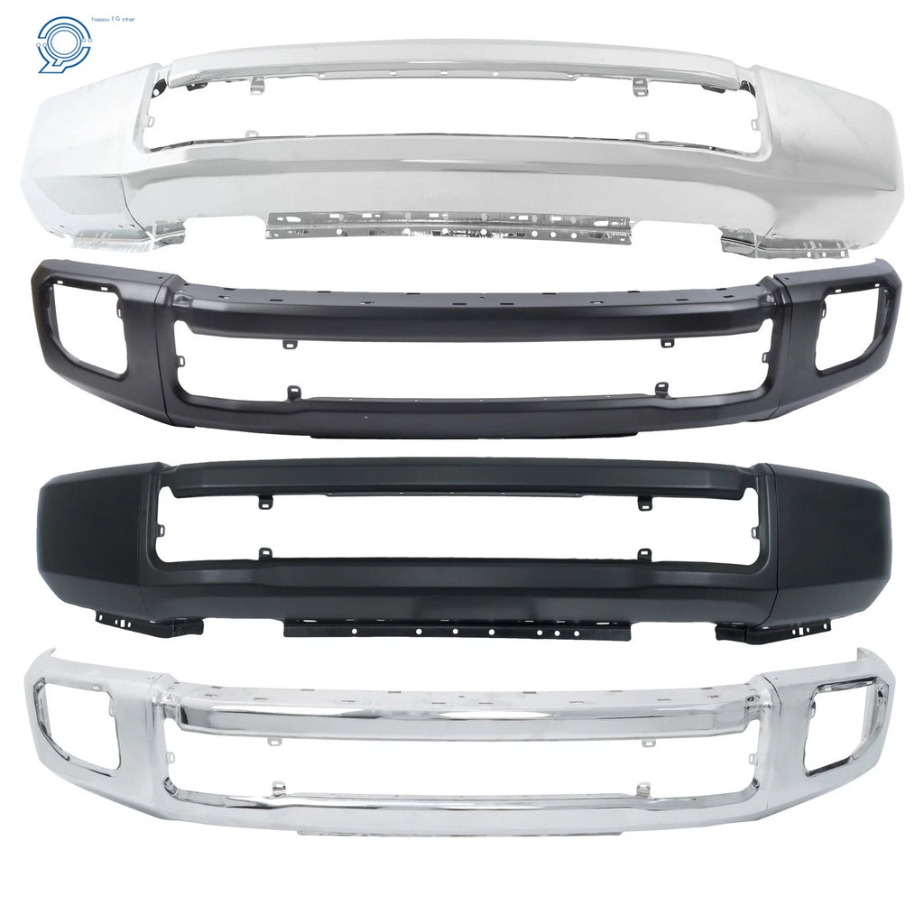 Chrome/Black Front Bumper for F250 F350 (2020–2022)