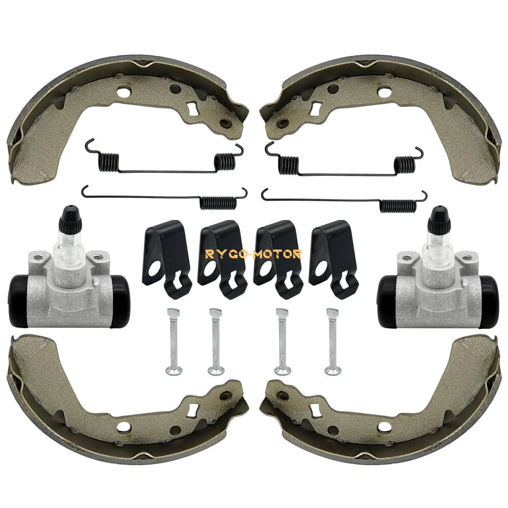 Front Brake Wheel Cylinders & Shoes Kit for Suzuki King Quad 300 (1991–2001)
