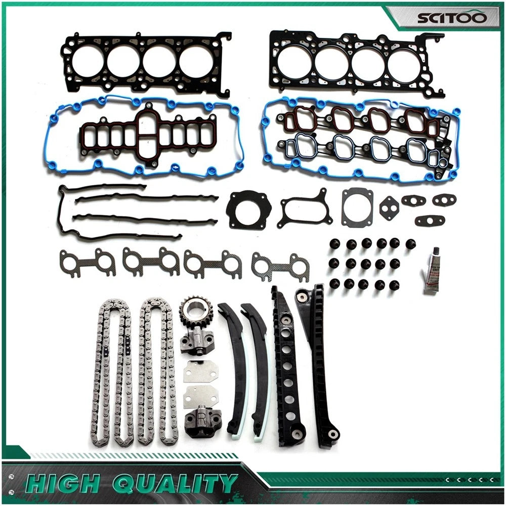 Timing Chain Kit & Head Gasket Set for Ford Expedition 1999 5.4L V8 SOHC VIN L