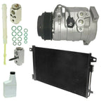 AC Compressor Kit Replacement with Condenser for Audi A3 2014–2018