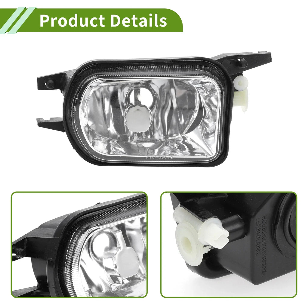 Right Fog Light Grill for Mercedes-Benz W203 (2001-2007)