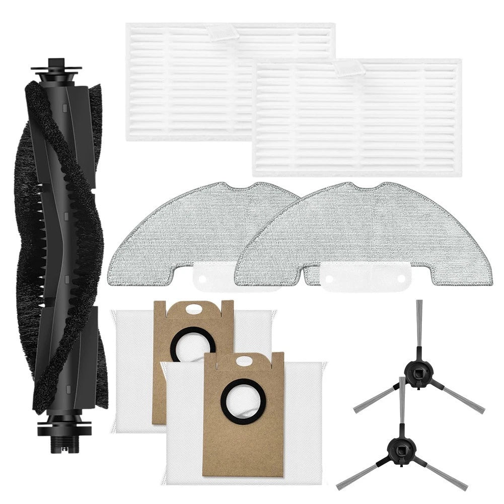 Set of 6 Side Brushes & 5 Filters for Airzeen Q10 Pro Vacuum Mop