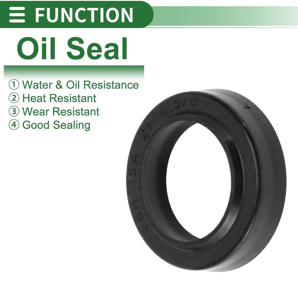 Set of 5 Oil Seal Rotary Shaft Seal NBR Rubber 15x21x4.5mm