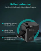 Window Switch for Dodge Ram 1500 2500 3500 4500 Durango Dakota (2002–2010)