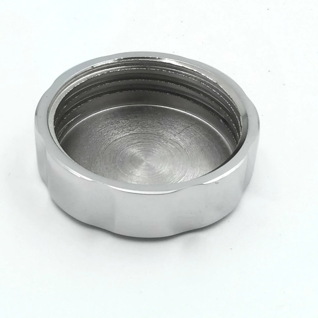 Chrome Front Master Cylinder Fluid Reservoir Cap Cover for Yamaha YZF R1 R6 (2000–2023)