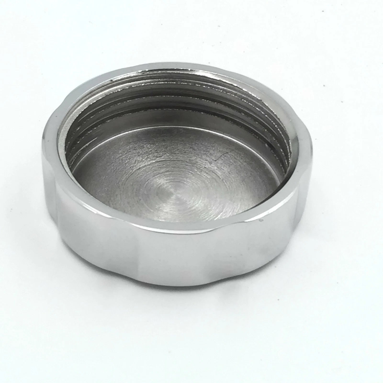 Chrome Front Master Cylinder Fluid Reservoir Cap Cover for Yamaha YZF R1 R6 (2000–2023)