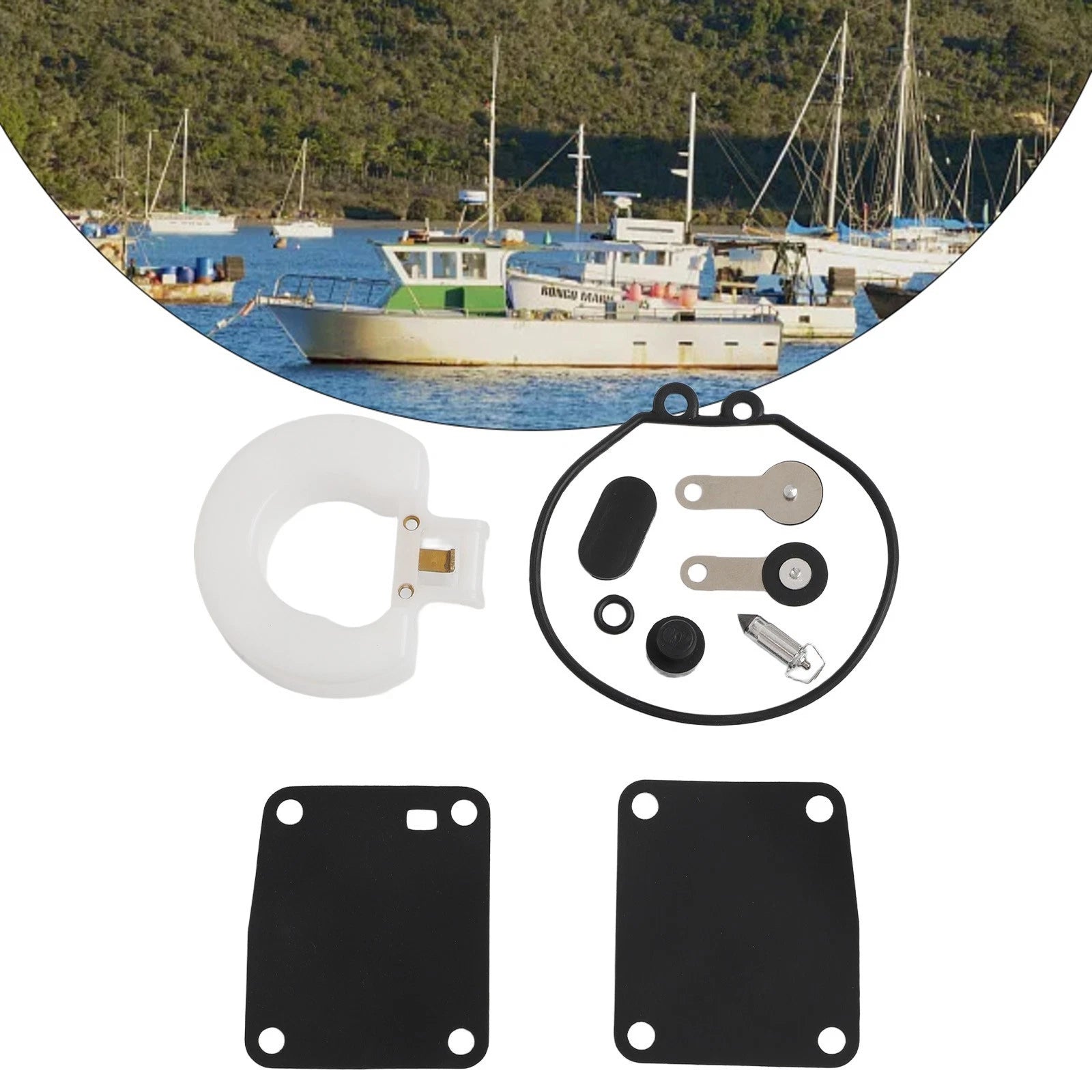 Carburetor Repair Kit for Tohatsu Nissan 4HP 5HP 8HP 9HP Outboard Engines