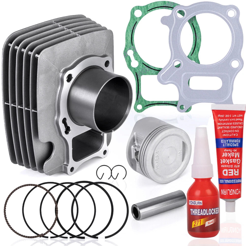 Top End Kit Cylinder Piston Gaskets for Honda Recon 250 TRX250 (1997–2001)