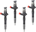4X Fuel Injector 295050-0810 295050-0811 for Toyota Hilux 2KD 2.5L (2005–2015)