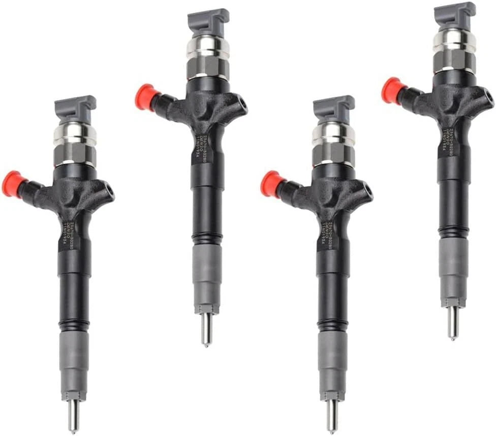 4X Fuel Injector 295050-0810 295050-0811 for Toyota Hilux 2KD 2.5L (2005–2015)