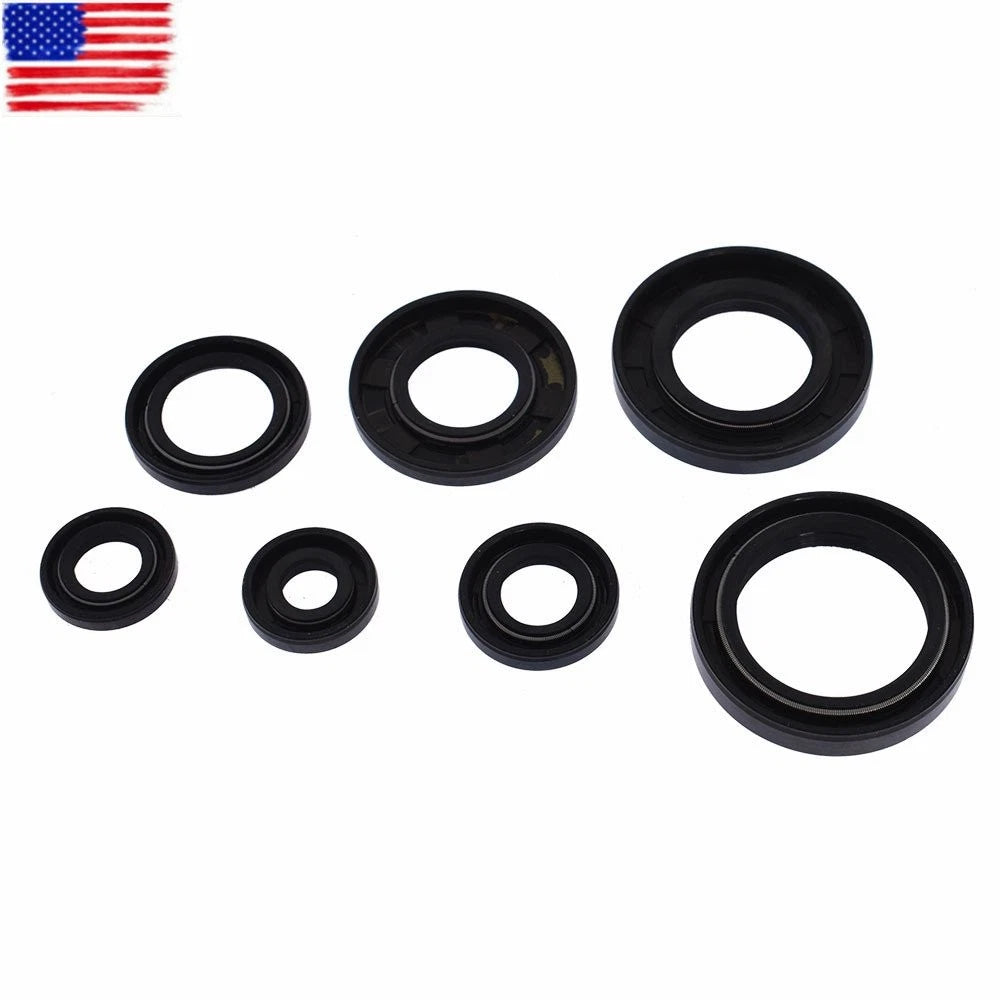 7 Piece Oil Seal Set for Yamaha Blaster YFS200 (1988–2006)