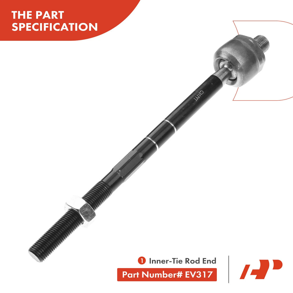 5Pcs Tie Rod End Kit for Ford Explorer Ranger (1991-2010)