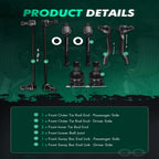 Front Tie Rod End Ball Joints for Honda Accord (2013–2017)