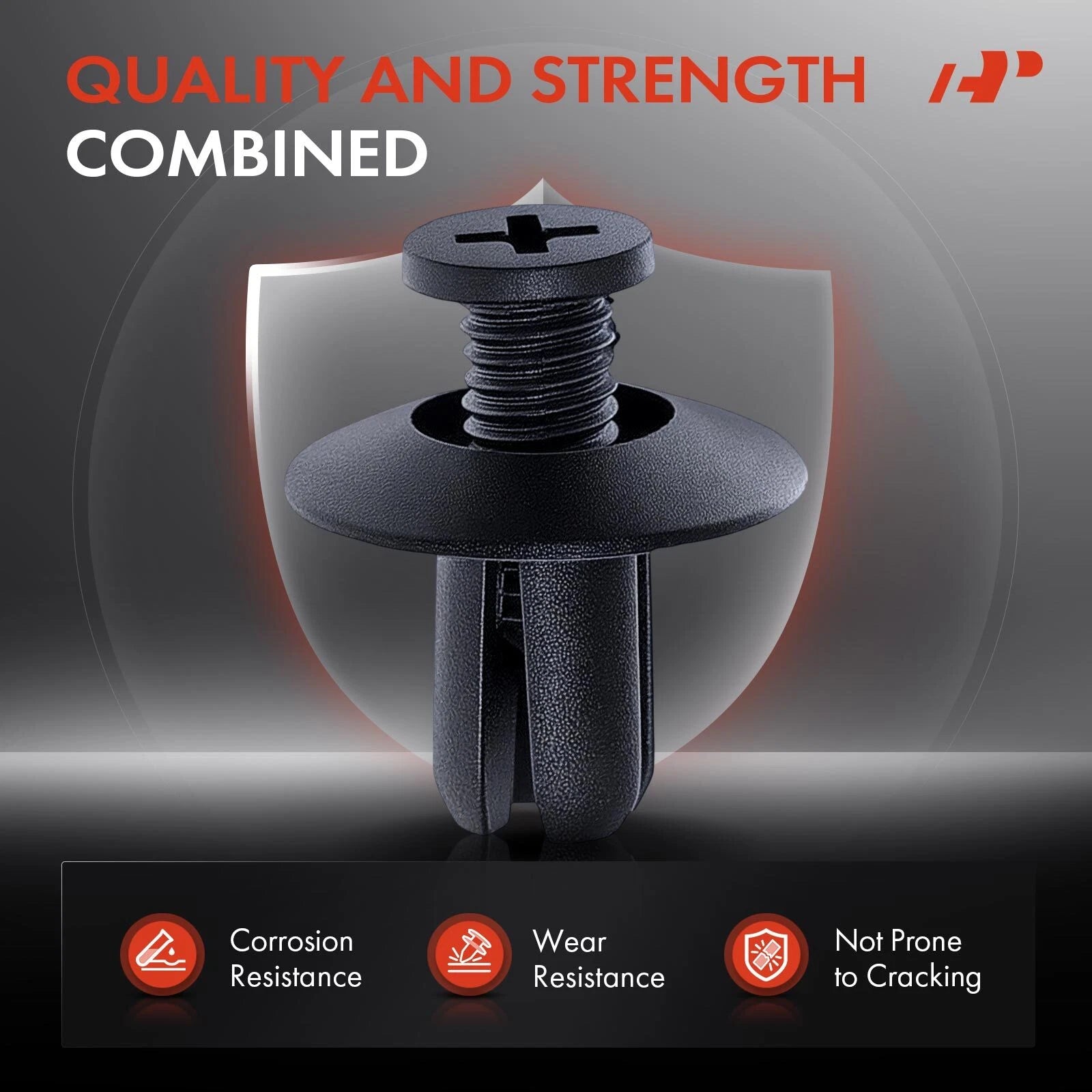 20x 8mm Nylon Bumper Retainer Clips for Nissan
