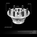 Front Wheel Bearing Hub Assembly for Chevy GMC K1500/2500 (1987–1994)