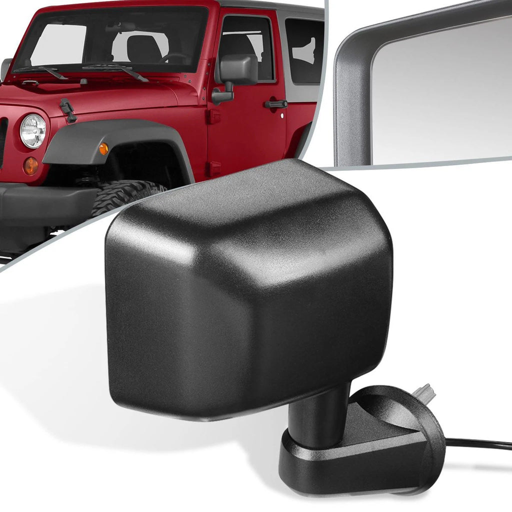 OE Style Power+Heat Side Door Mirror Right for Jeep Wrangler JK (2015–2018) CH1321390