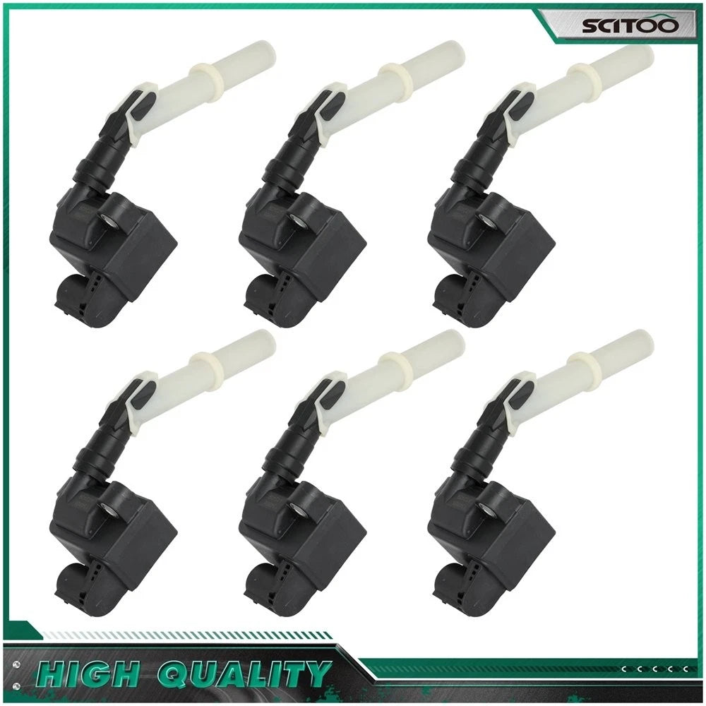 6X Ignition Coil for Mercedes-Benz C300 C350 E350 ML350 (2008–2015)