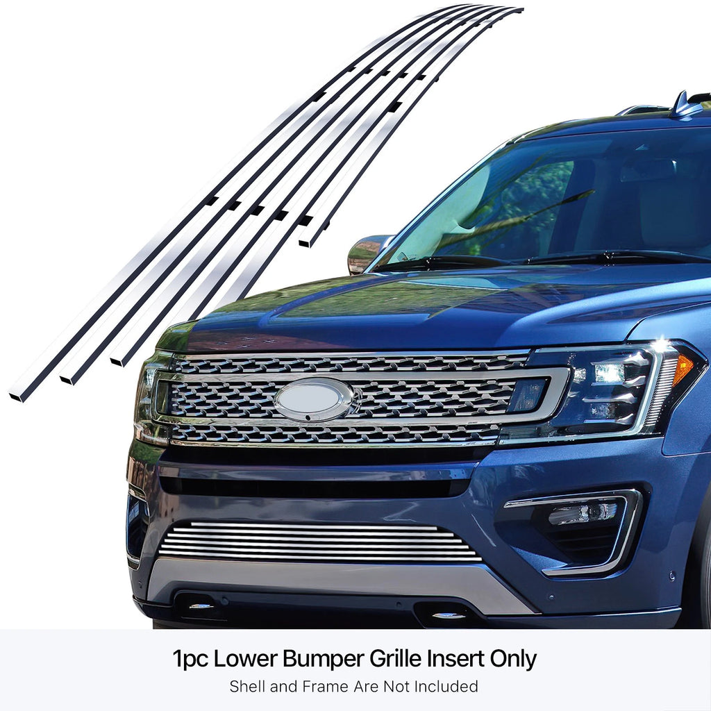Stainless Chrome Billet Grille Insert for Ford Expedition (2018-2024)