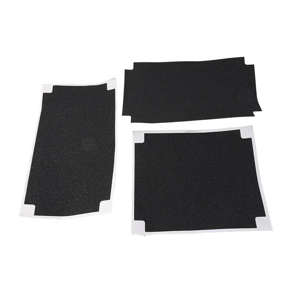 3 x PVC Leather Side Top Rear Case Pad Covers for BMW R1200GS R1250GS (2013-2023)