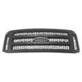 Replacement Gray Matte Plastic Front Grille w/Honeycomb Style