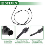 ABS Wheel Speed Sensor No. 47910EL00A for Nissan Tiida (2004–2012) Front